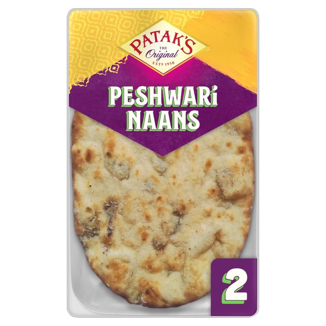 Patak’s Peshwari Naan Breads, 2 Per Pack
