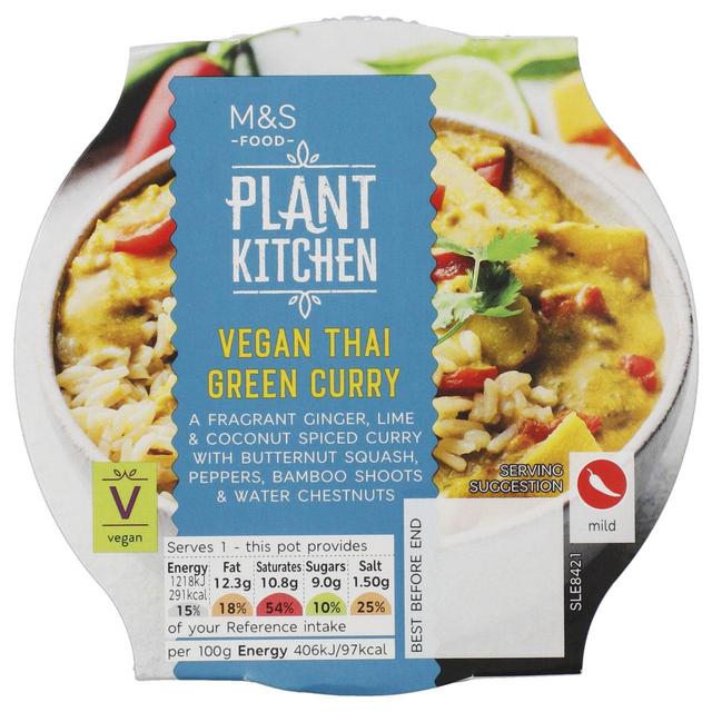 M & S Plant Kitchen Vegan Thai Green Curry, 300g