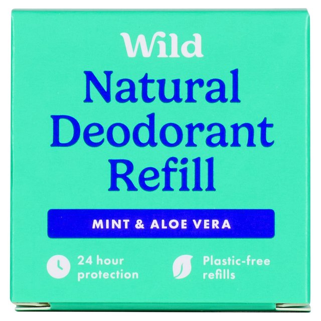 Wild Men’s Mint & Aloe Vera deo Refill, 40g