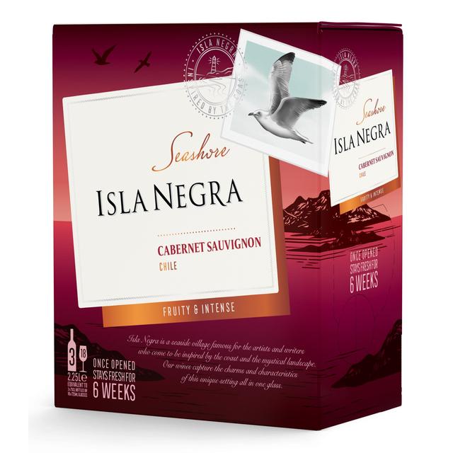 Isla Negra Cabernet Sauvignon Boxed Wine, 2.25L