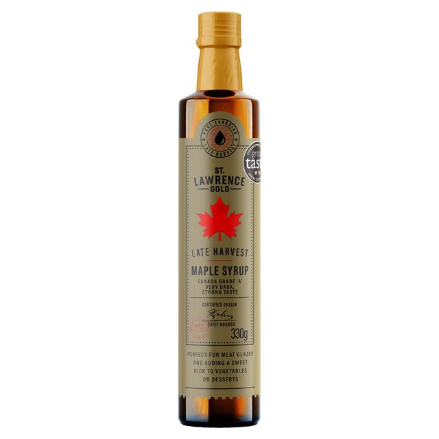 St. Lawrence Gold Late Harvest Grade A Maple Syrup, 330g