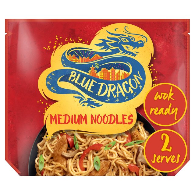 Blue Dragon Medium Wok Ready Noodles, 300g