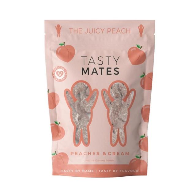 Tasty Mates Peaches and Cream Gourmet Gummy Sweets, 136 Per Pack