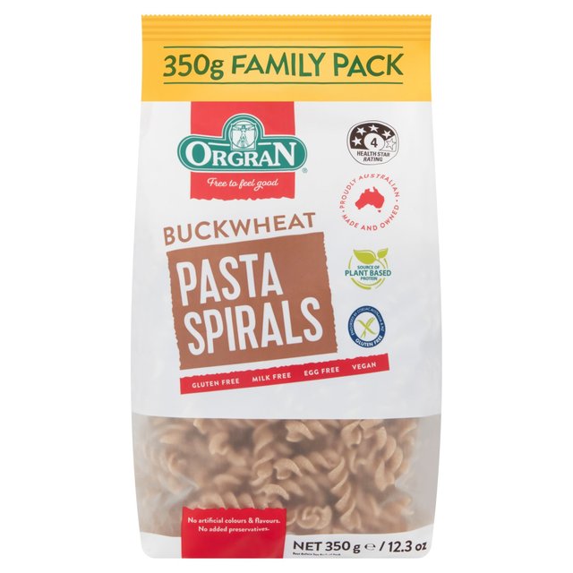 Orgran Gluten Free Buckwheat Pasta Spirals, 350g