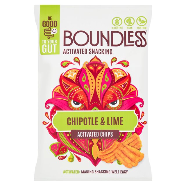 Boundless, Chipotle & Lime Chips, Sharing Bag, 80g