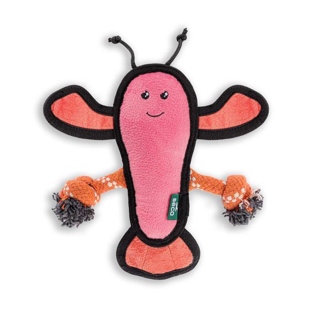 Beco Rough & Tough Recycled Dog Toy Lobster