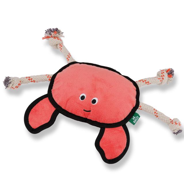 Beco Rough & Tough Recycled Dog Toy Crab