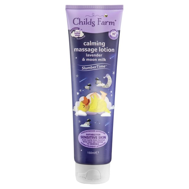 Childs Farm Calming Massage Lotion, Lavender & Moon Milk, SlumberTime, 150ml