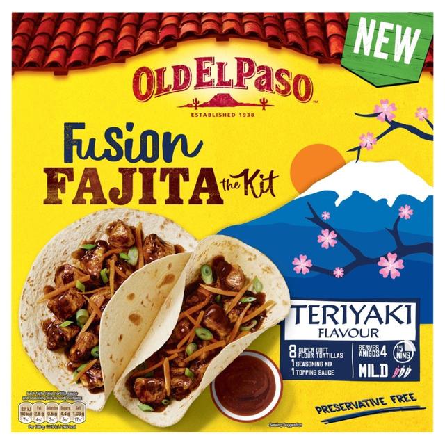 Old El Paso Mexican Fusion Teriyaki Flavour Fajita Kit, 451g