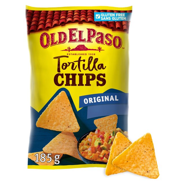 Old El Paso Mexican Original Salted Tortilla Chips, 185g