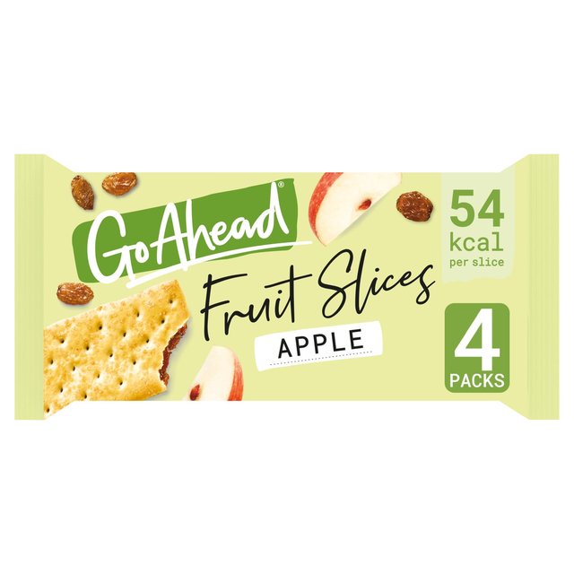Go Ahead Apple Crispy Fruit Slices Snack Bars Multipack, 4 Per Pack