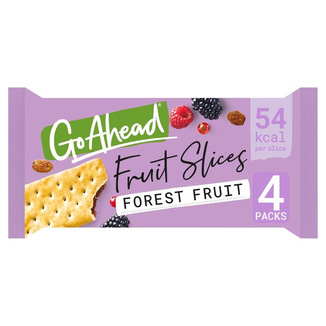 Go Ahead Forest Fruit Crispy Fruit Slices Snack Bars Multipack, 4 Per Pack