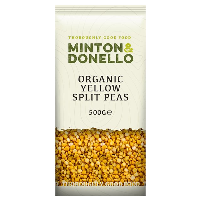 Mintons Good Food Organic Yellow Split Peas, 500g