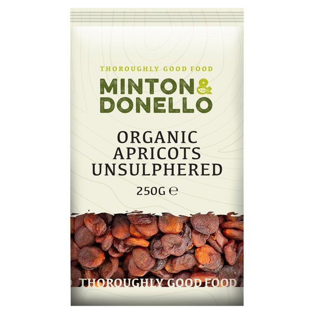 Mintons Good Food Organic Apricots Unsulphured, 250g