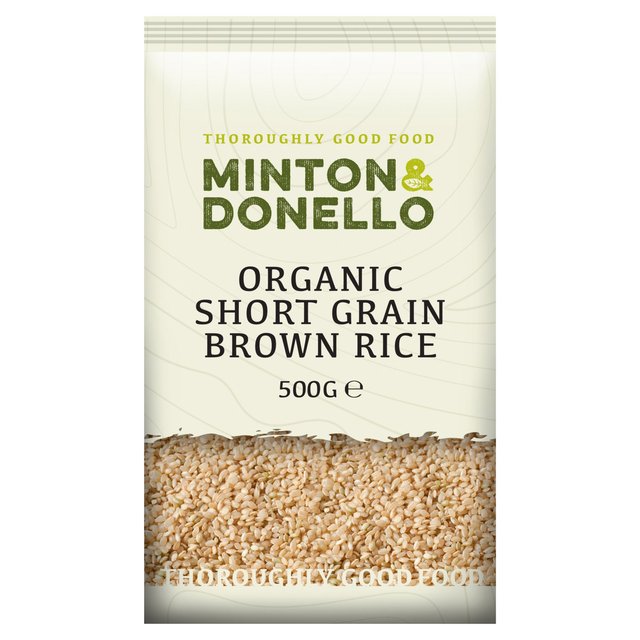 Mintons Good Food Organic Short Grain Brown Rice, 1kg
