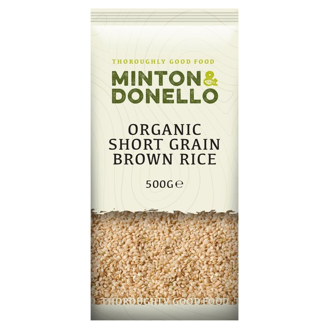 Mintons Good Food Organic Short Grain Brown Rice, 500g
