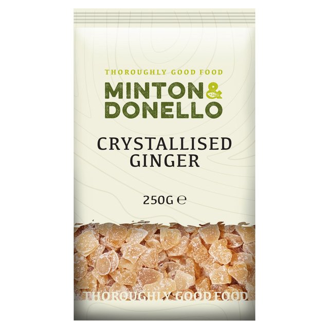 Mintons Good Food Crystallised Ginger, 250g