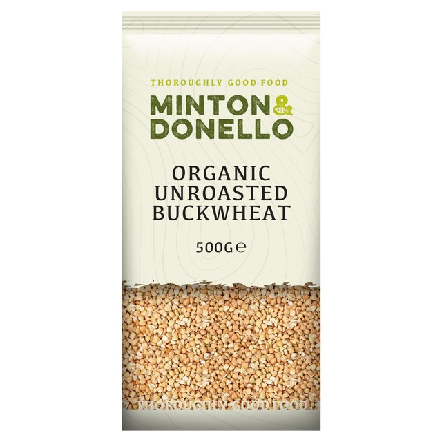 Mintons Good Food Organic Unroasted Buckwheat, 500g