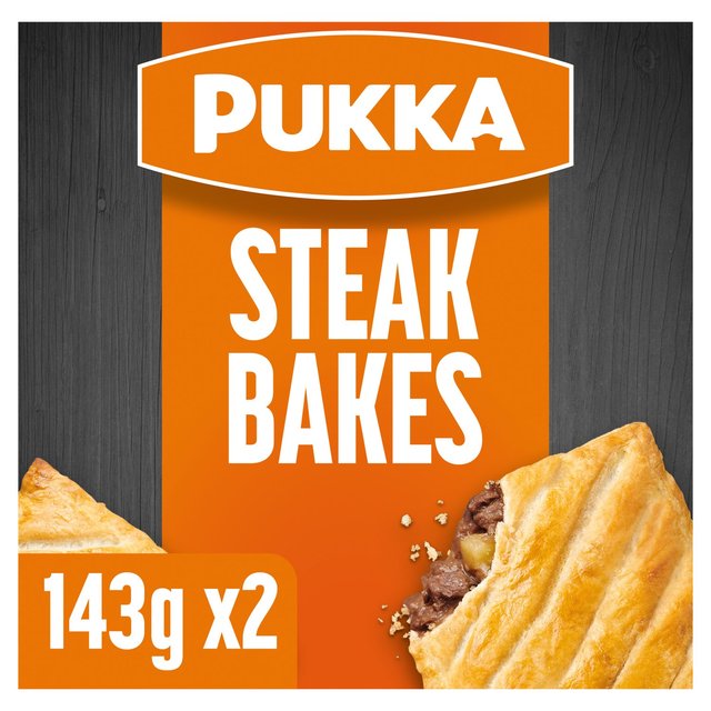 Pukka Pies Pukka Steak Bakes, 278g