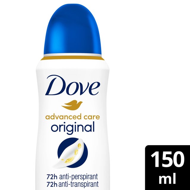 Dove Advanced Antiperspirant Deodorant Original Aerosol, 150ml