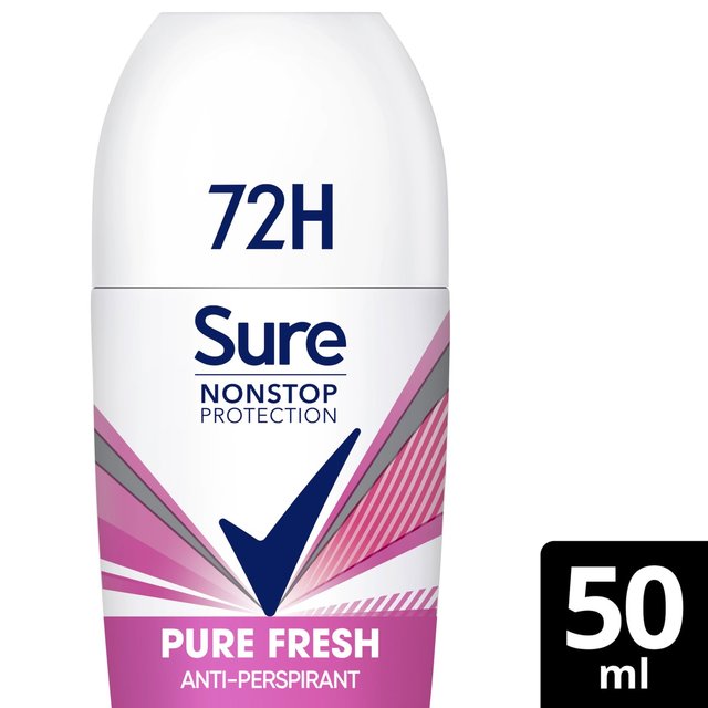 Sure Women 72hr Nonstop Antiperspirant Deodorant Roll On Pure Fresh, 50ml