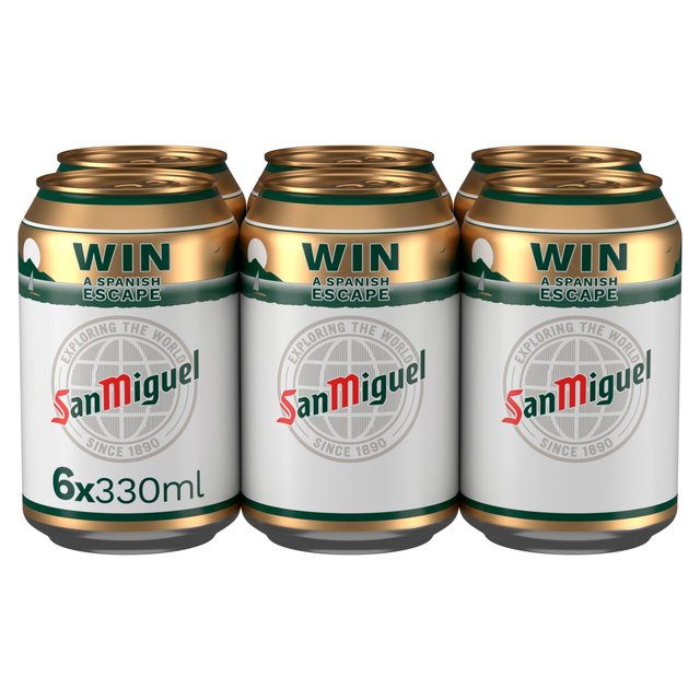 San Miguel Especial Premium Lager, 6 x 330ml