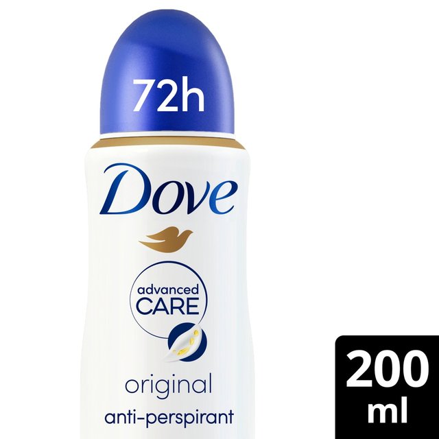Dove Women Advanced Antiperspirant Deodorant Original Aerosol, 200ml