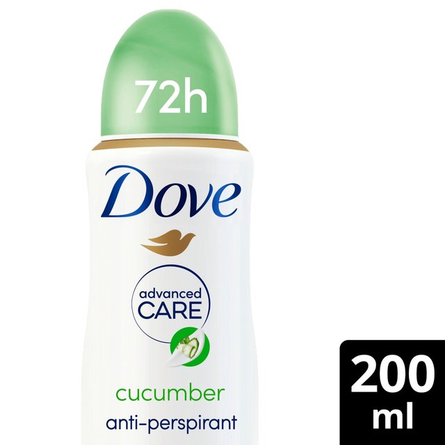 Dove Women Advanced Antiperspirant Deodorant Cucumber Aerosol, 200ml