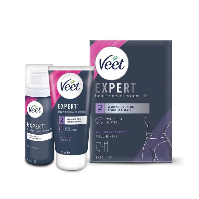 Veet Expert Hair Removal Cream Bikini All Skin Types, 50ml