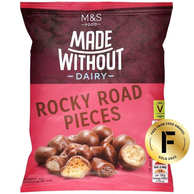 M & S Made Without Dairy Rocky Road Pieces, 100g