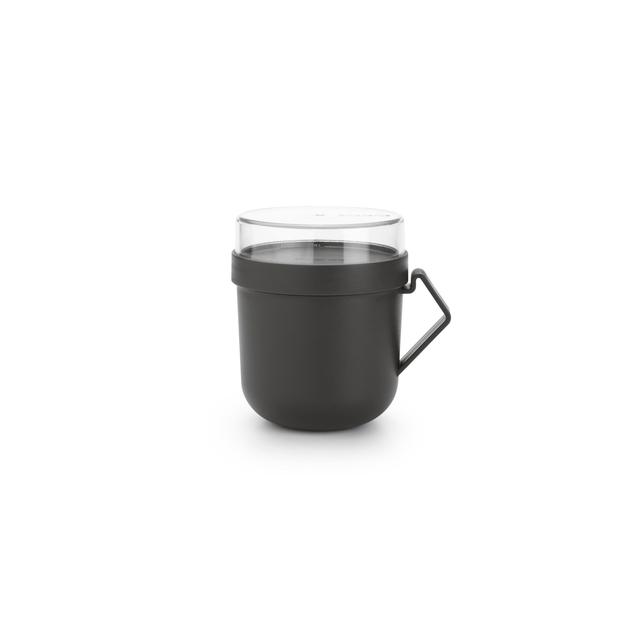 Brabantia Make & Take Soup Mug 0.6L Dark Grey