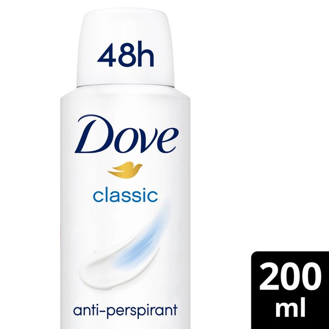 Dove Women Antiperspirant Deodorant Classic Aerosol, 200ml