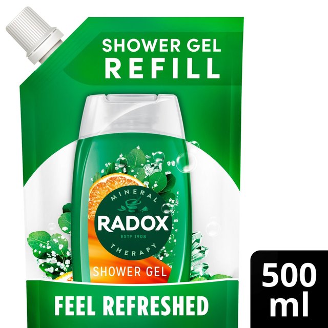 Radox Feel Refreshed Mood Boosting Shower Gel Refill, 500ml