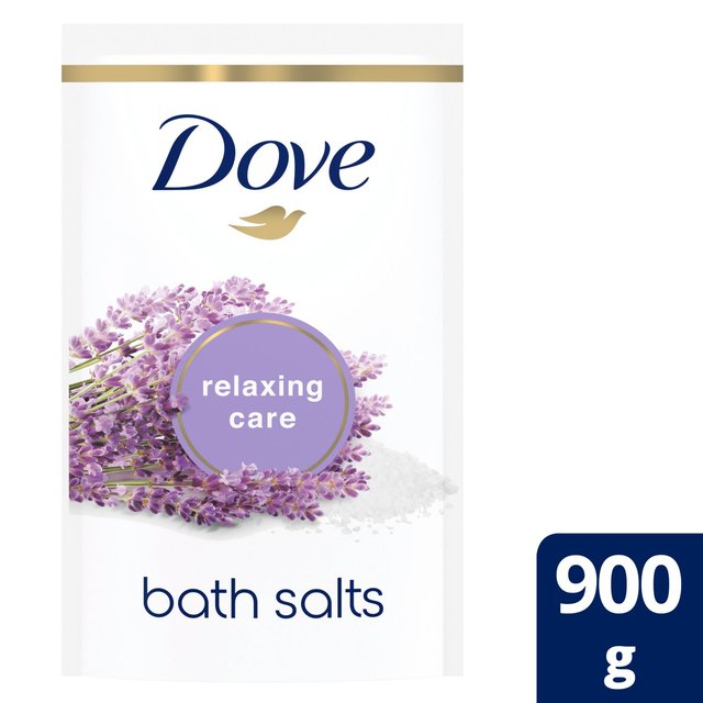 Dove Bath Salts Pouch Relaxing Care Lavender & Chamomile, 900g