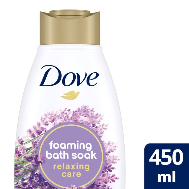 Dove Bubble Bath Soak Relaxing Care Lavender & Chamomile, 450ml