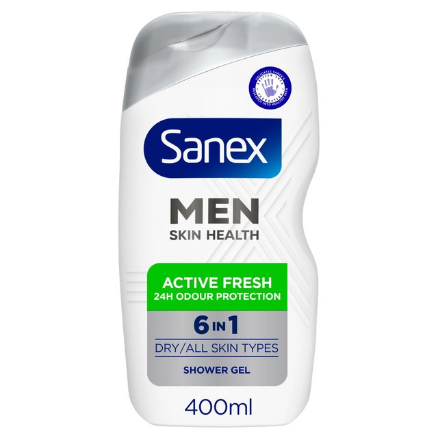 Sanex Men Active Fresh Shower Gel, 400ml