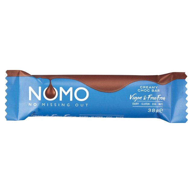 Nomo Creamy Choc Vegan Countline Bar, 38g