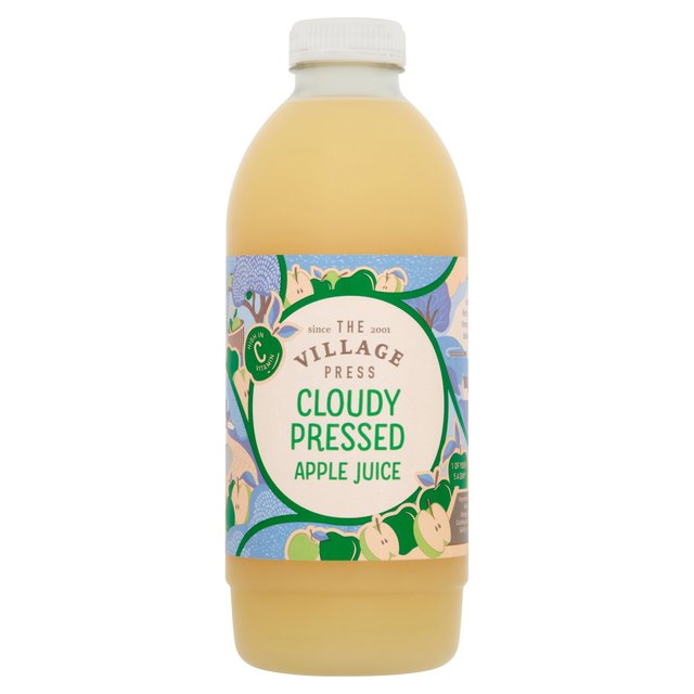 The Village Press Cloudy Apple Juice, 1L