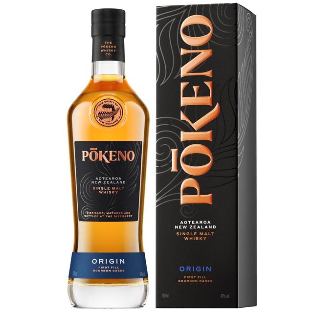 Pokeno Origin New Zealand Single Malt Whisky, 70cl