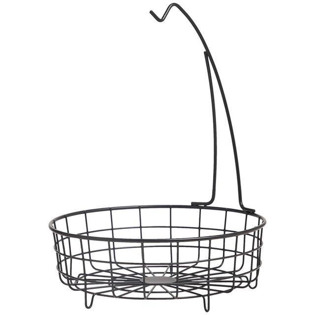 M & S Collection Wire Fruit Basket, One Size, Black