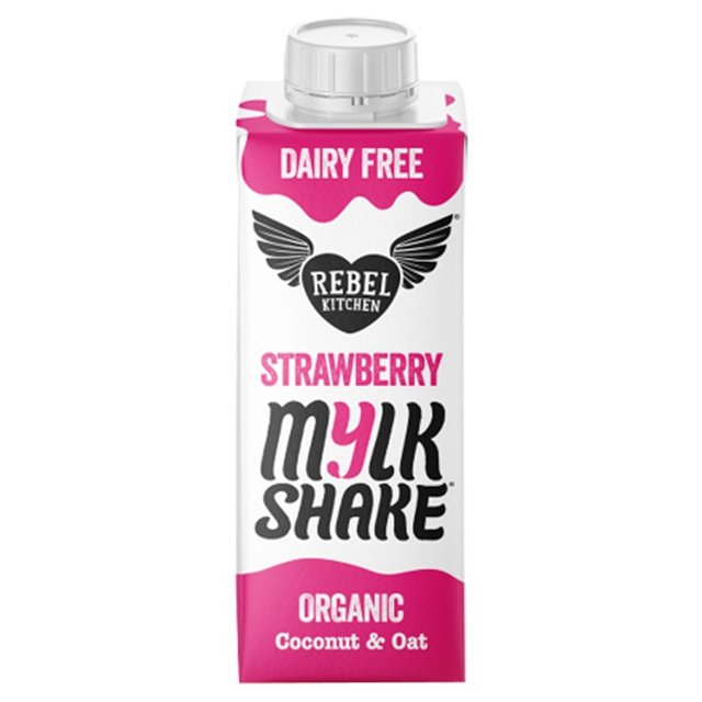 Rebel Kitchen Dairy Free Organic Strawberry Mylk Shake, 250ml