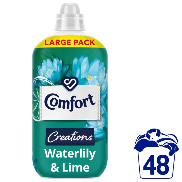 Comfort Creations Fabric Conditioner Waterlily & Lime 48 Washes, 1400ml