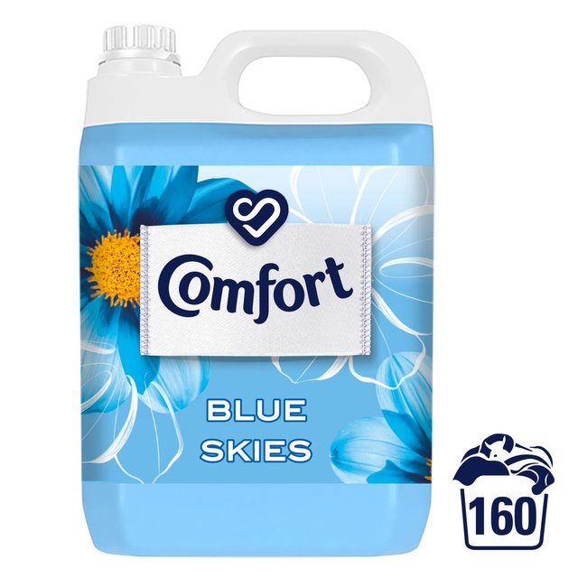 Comfort Fabric Conditioner Blue Skies 160 Washes, 4800ml