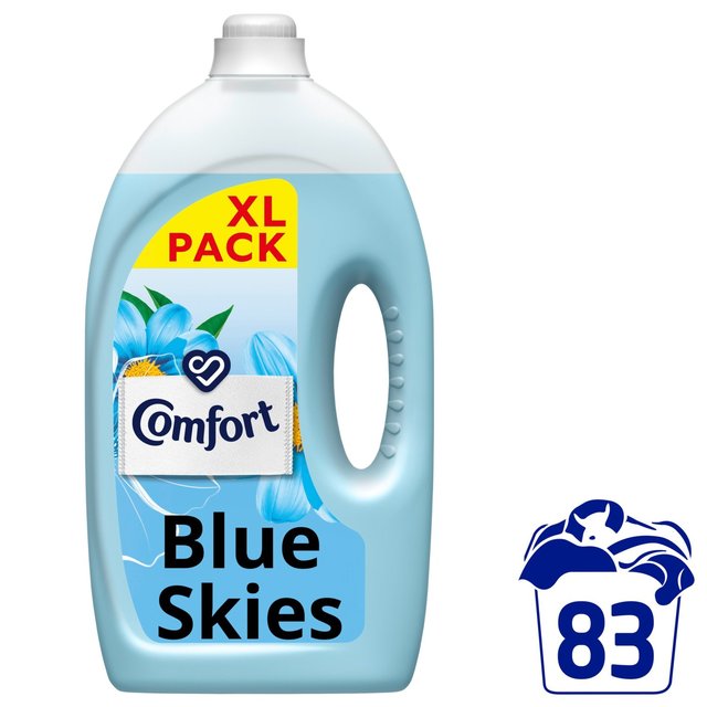 Comfort Fabric Conditioner Blue Skies 83 Washes, 2490ml