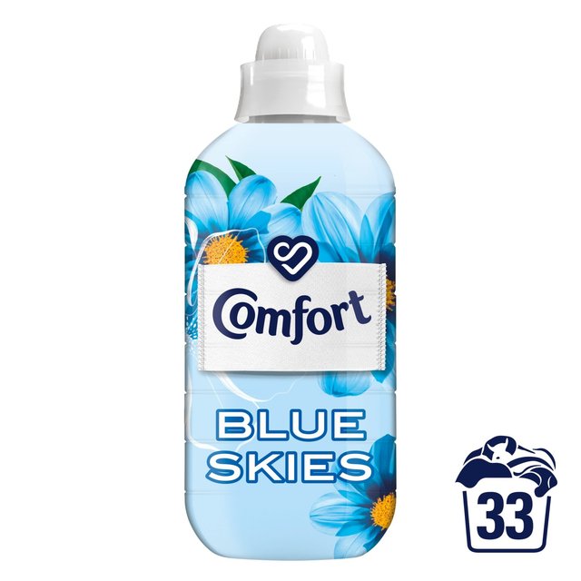 Comfort Fabric Conditioner Blue Skies 33 Washes, 990ml