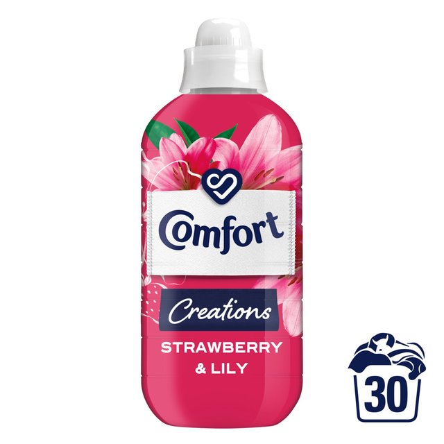 Comfort Creations Fabric Conditioner Strawberry and Lily 30 Washes, 900ml
