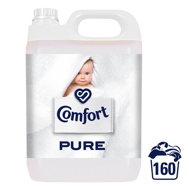 Comfort Sensitive Skin Fabric Conditioner Pure 160 Washes, 4800ml