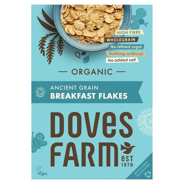 Doves Farm Organic Ancient Grain Breakfast Flakes, 375g