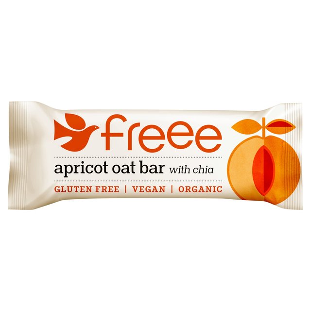 Freee Gluten Free Organic Apricot Oat Bar With Chia Seeds, 35g