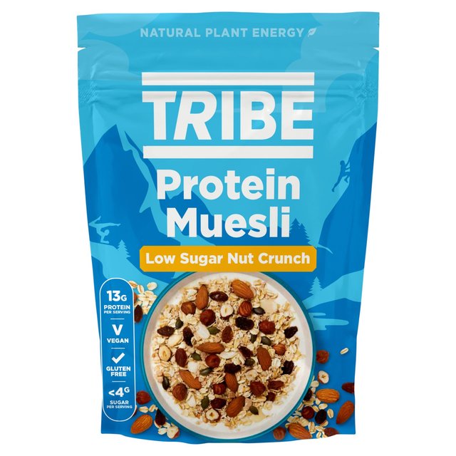 Tribe Protein Muesli, Low Sugar Nut Crunch, 400g